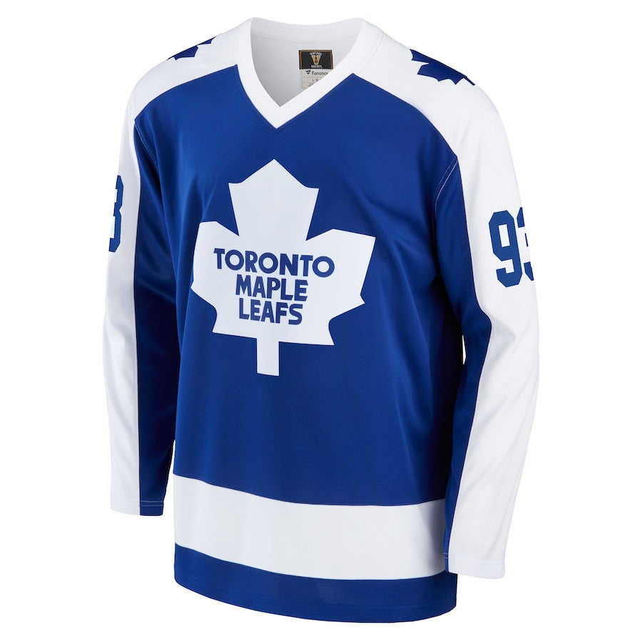 Doug Gilmour Toronto Maple Leafs  Breakaway Retired  Jersey - Blue