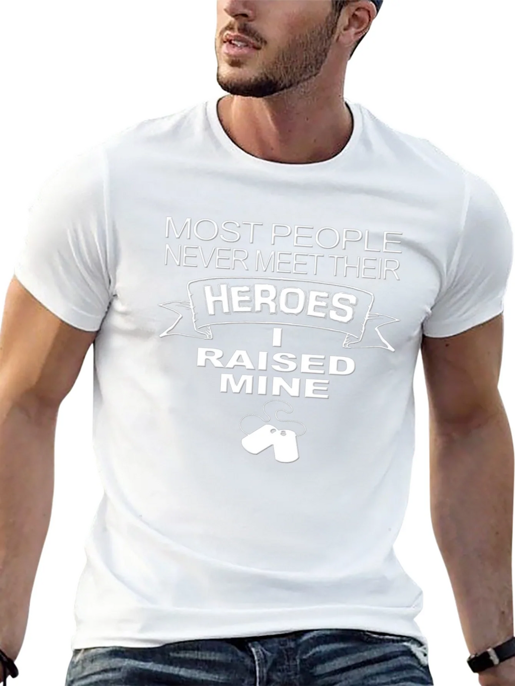 Hero Raised Graphic Tee - Black T-Shirt